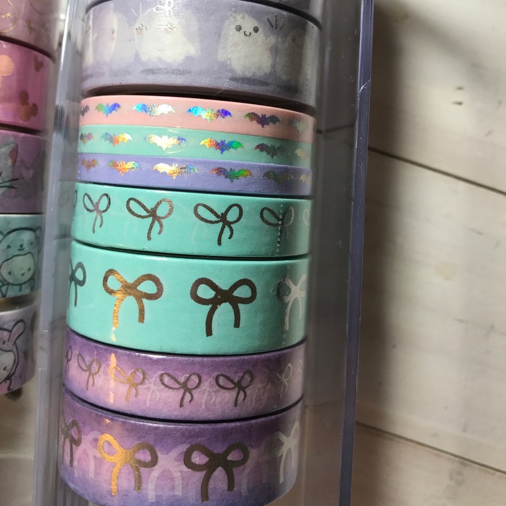 Simply Gilded Pastel Halloween bats ghost 8 rolls